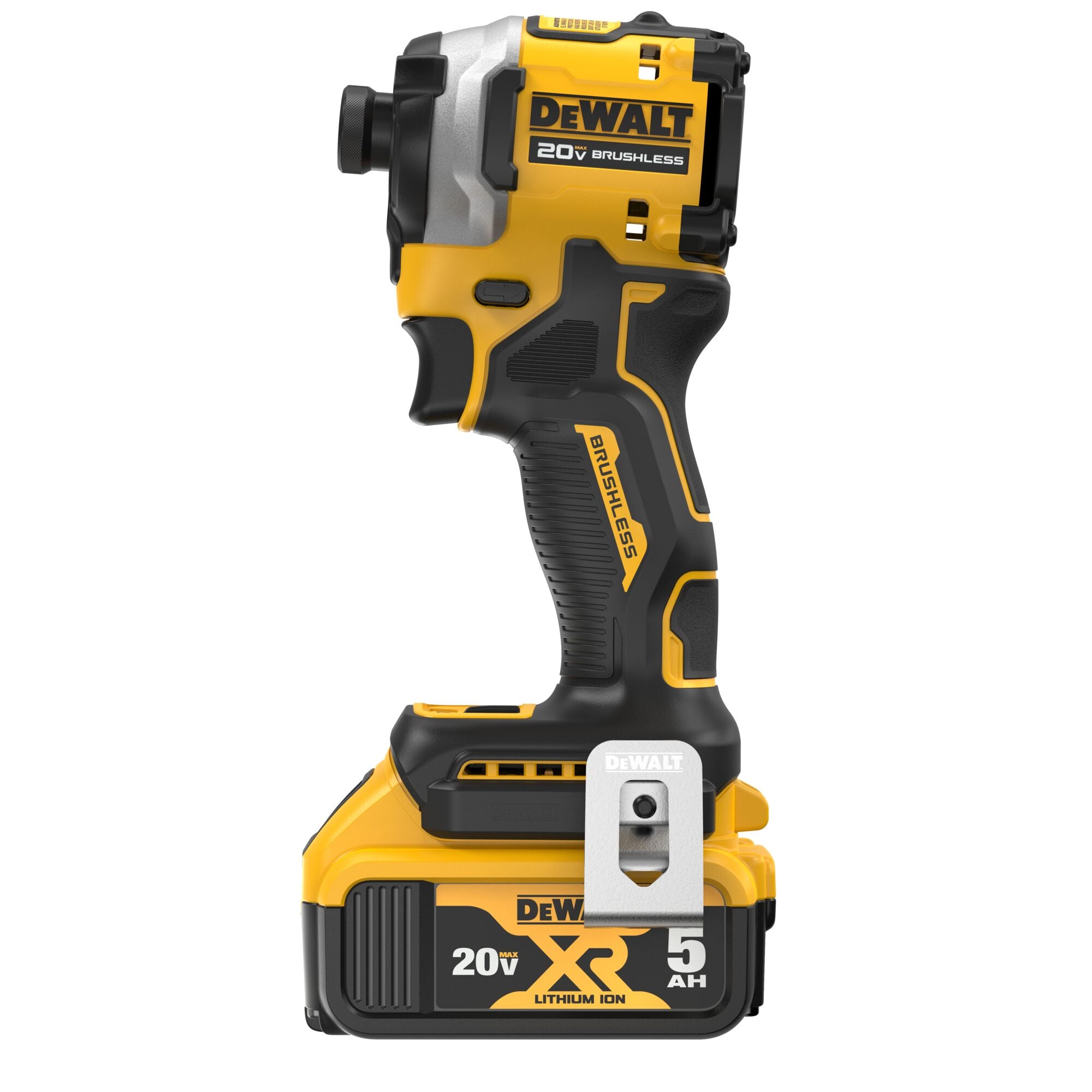 DeWALT DCF850P1 Atomic Impact Drill 1/4" 20 Volt Cordless, Brushless Tool, Bag, One Battery and Charger