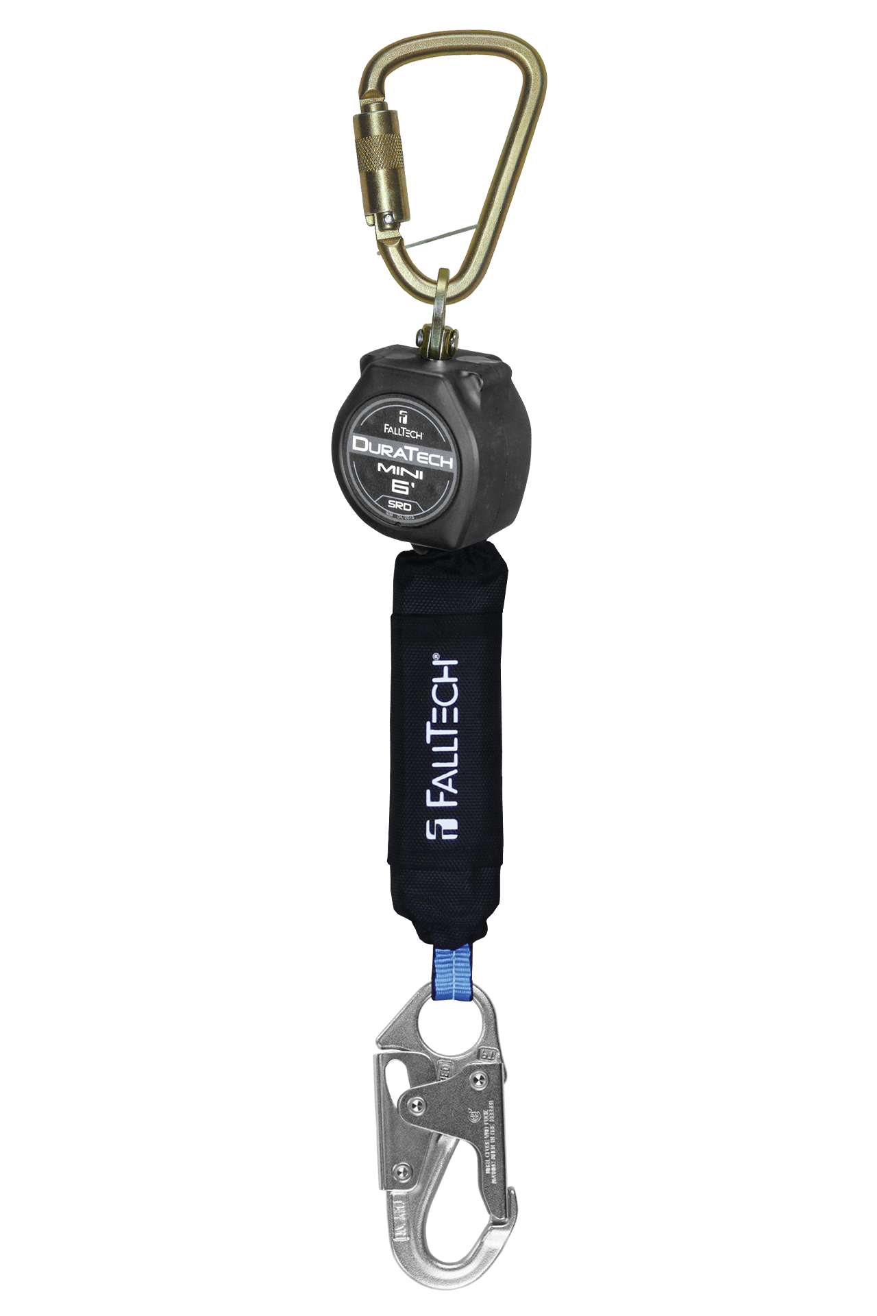 Falltech SRL Mini Personal con mosquetón de acero incluye mosquetón de conexión dorsal