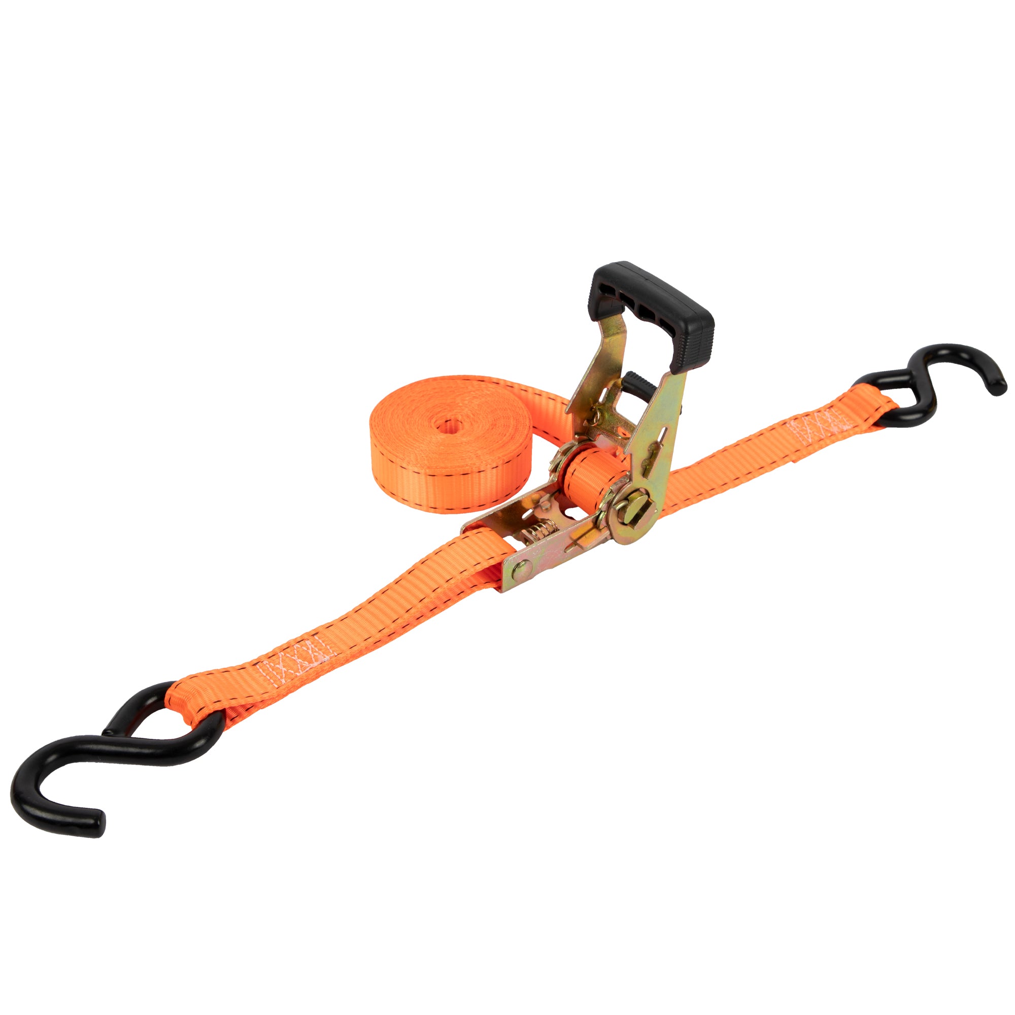 Ratchet Tie Down Straps 1"x15' 2000 lb Load Rating 15' - Pack of 4