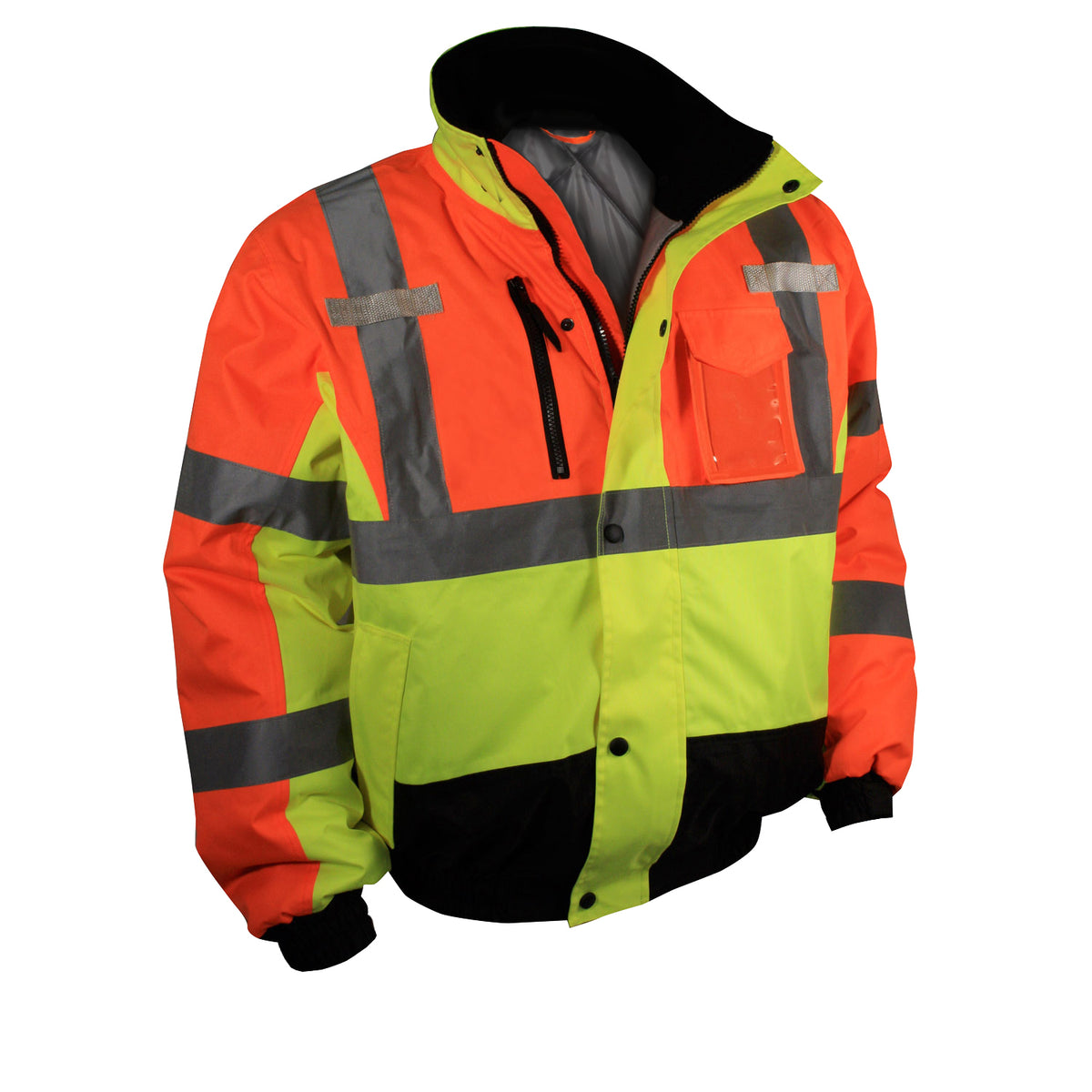 SJ12-3 Chaqueta bomber multicolor resistente a la intemperie con forro acolchado incorporado