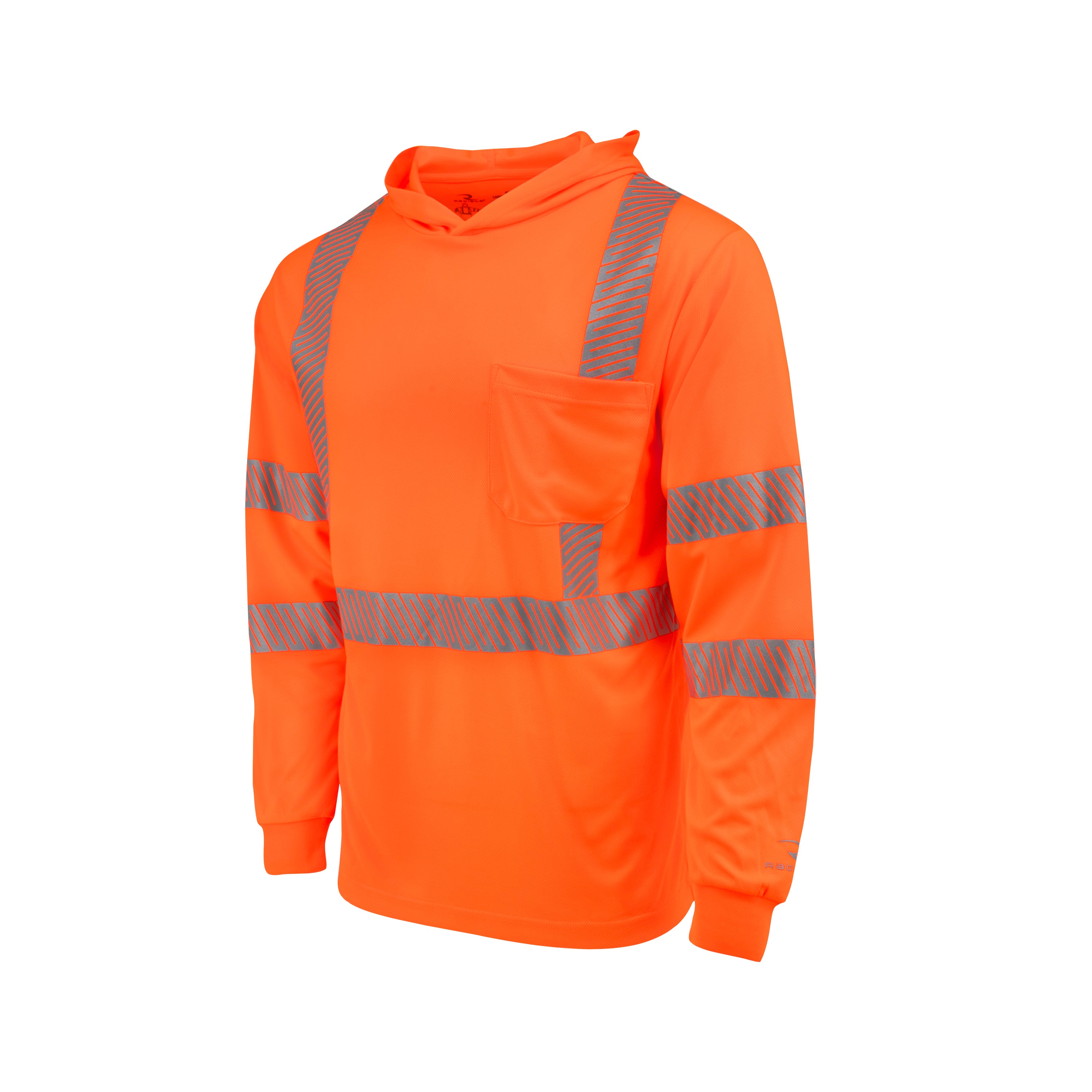 ST61-3 Hooded Type R Class 3 Mesh Long Sleeve T-Shirt