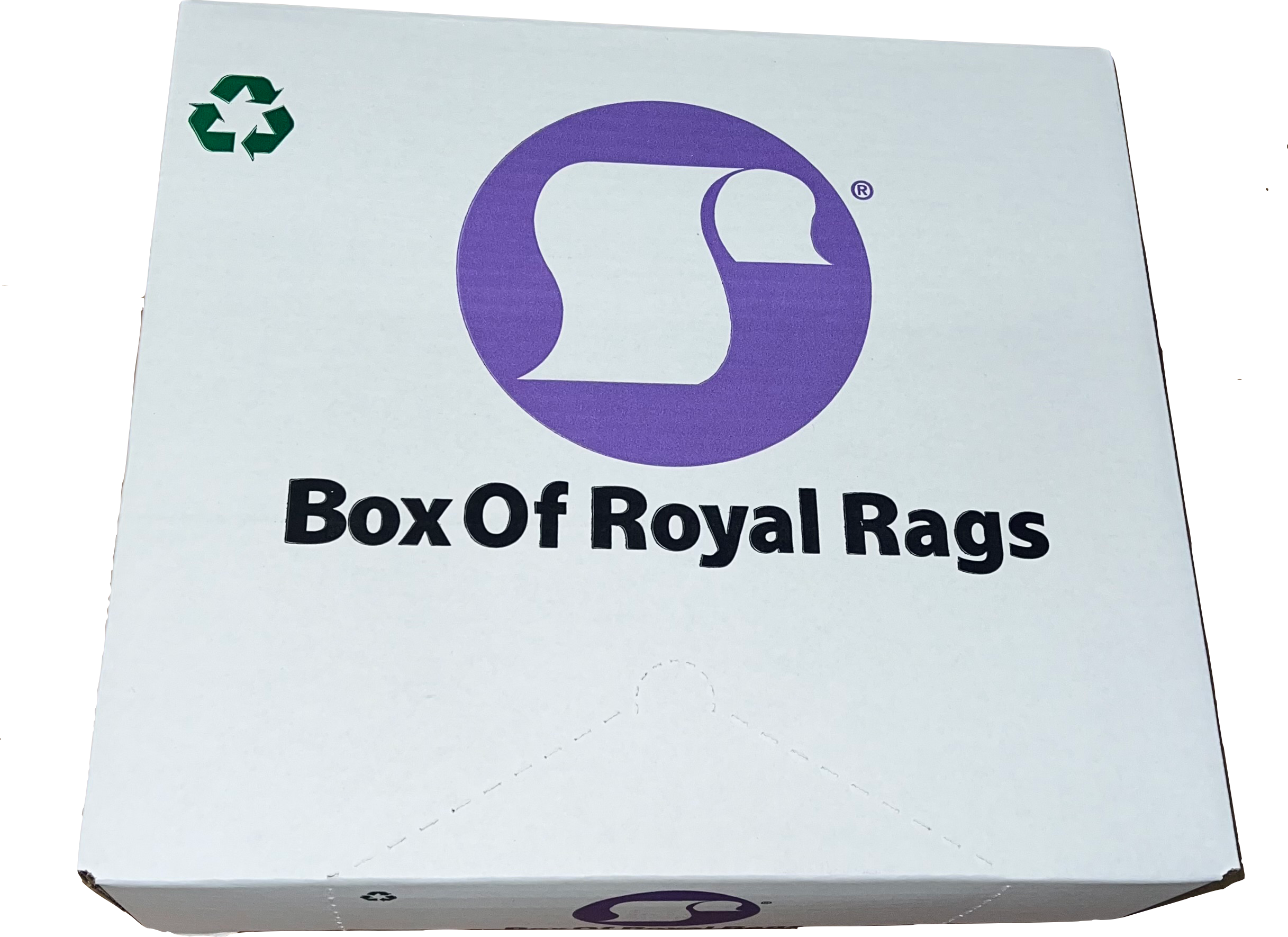 Box of Royal Rags - White Terry Cloth 10LB