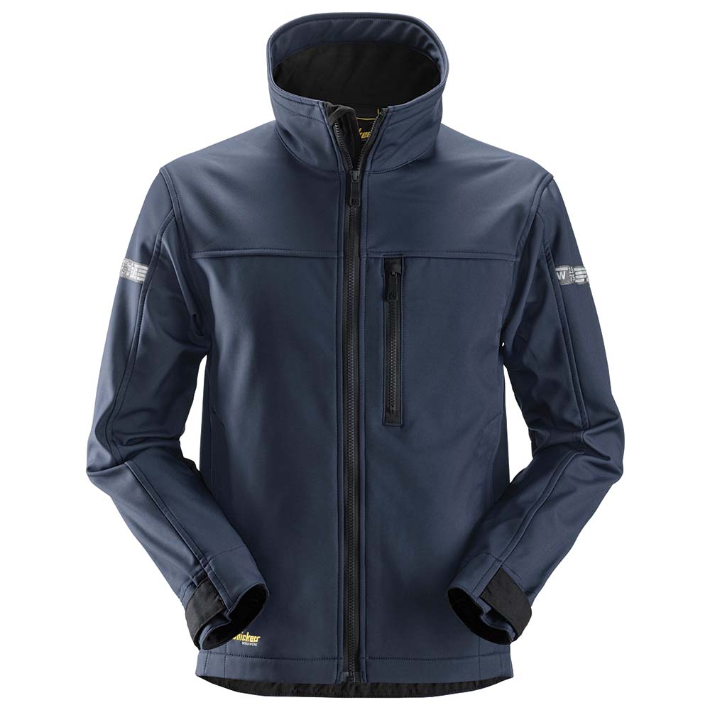 Snickers U1200 AllroundWork Softshell Jacket (Navy/Black) - WRYKER Construction Supply
