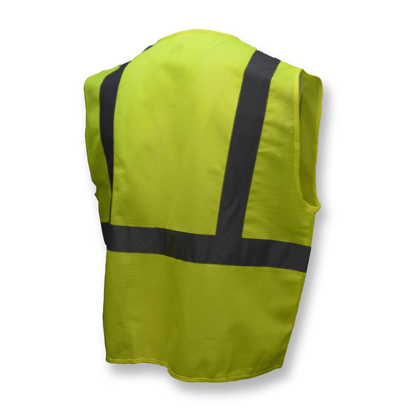 Radians SV2GM Class 2 Green Mesh Economy Safety Vest | Hook & Loop Closure