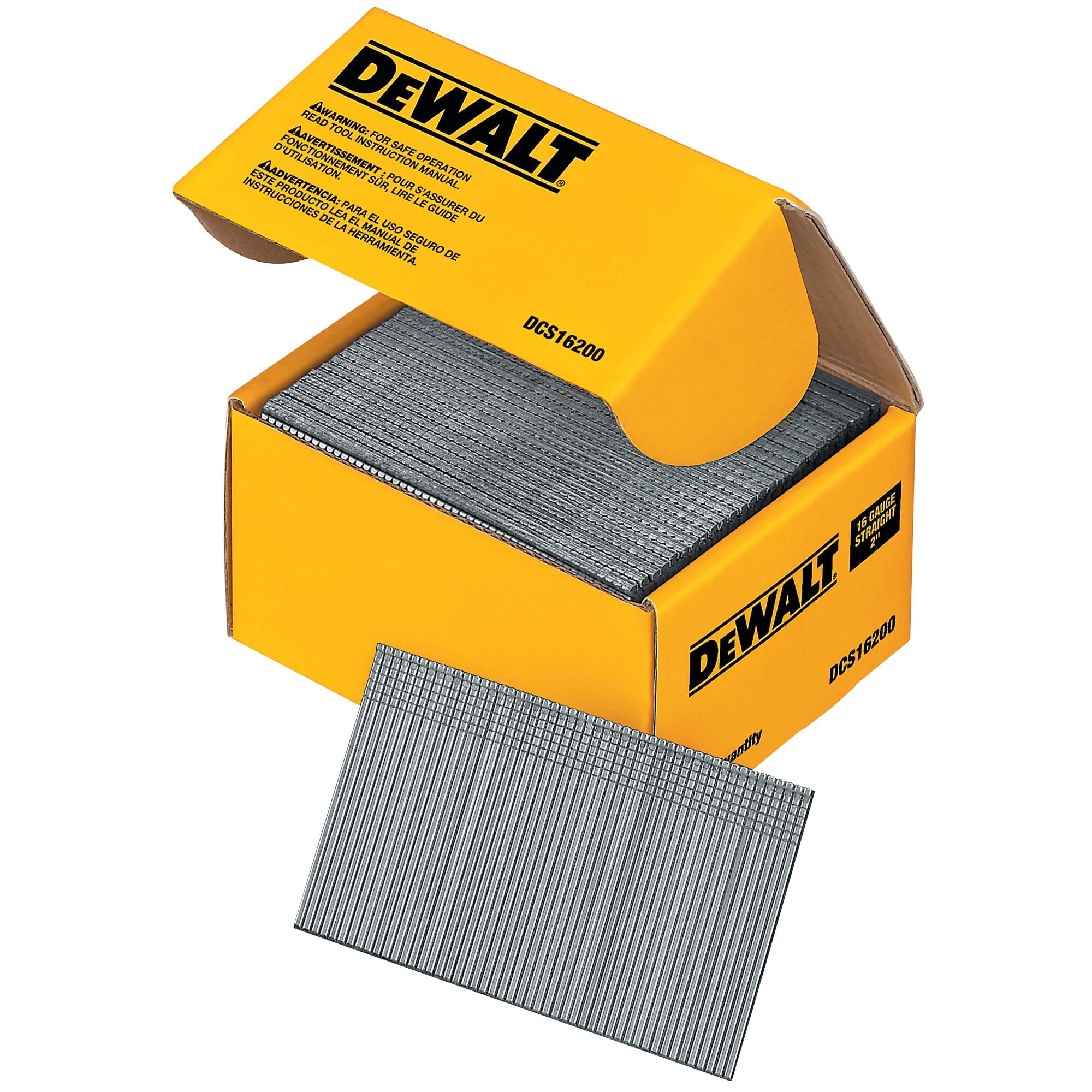 Finishing  Nails 16 GA 2" Length DeWALT  CTN 2500