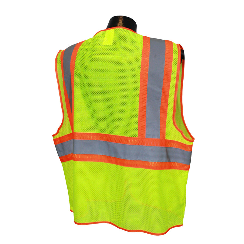 LHV-5ANSI-CT Type R Class 2 3.5oz Poly Mesh Safety Vest