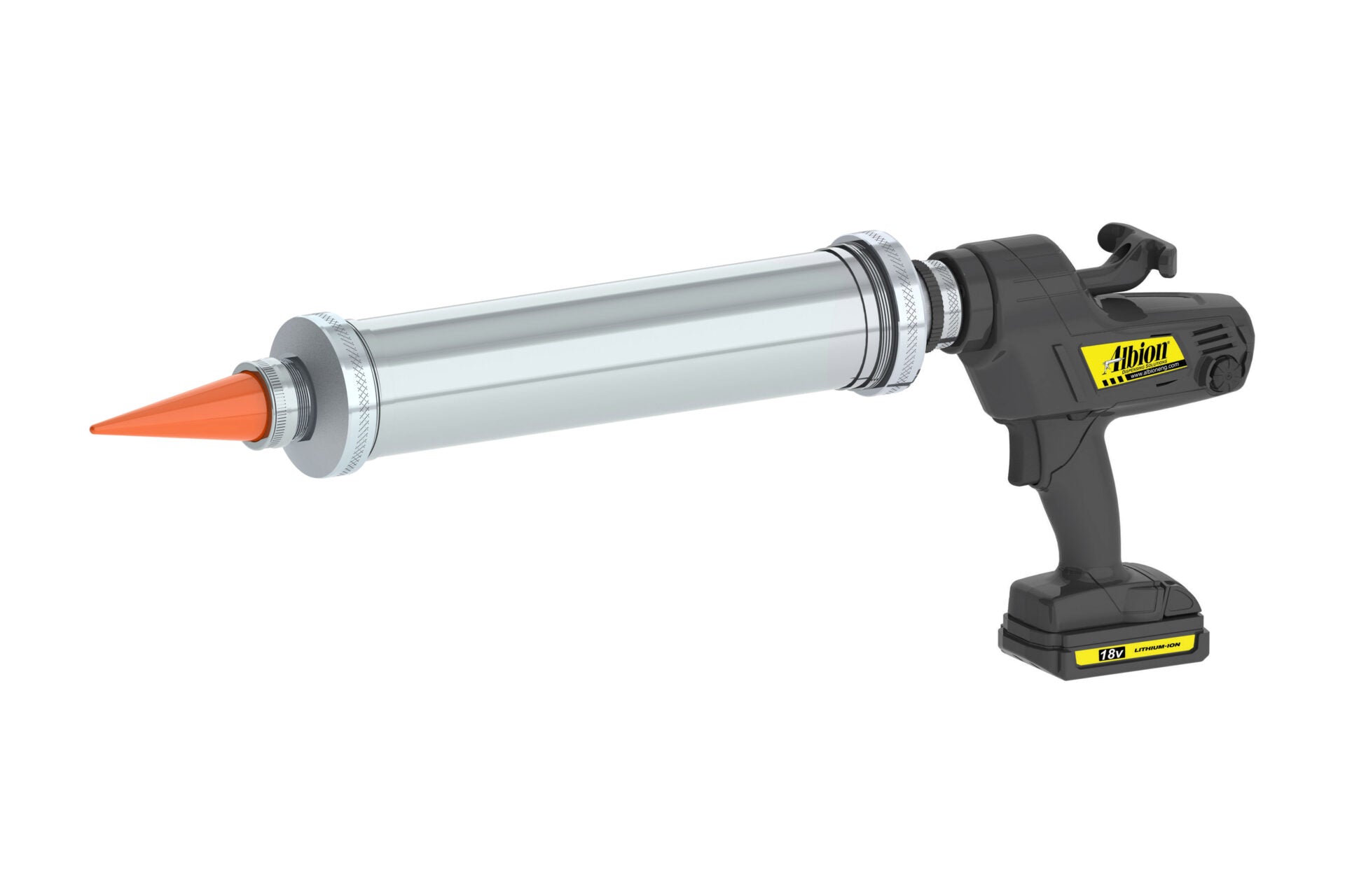80oz Cordless Bulk Gun w/ Orange Cone Nozzles 18 Volt