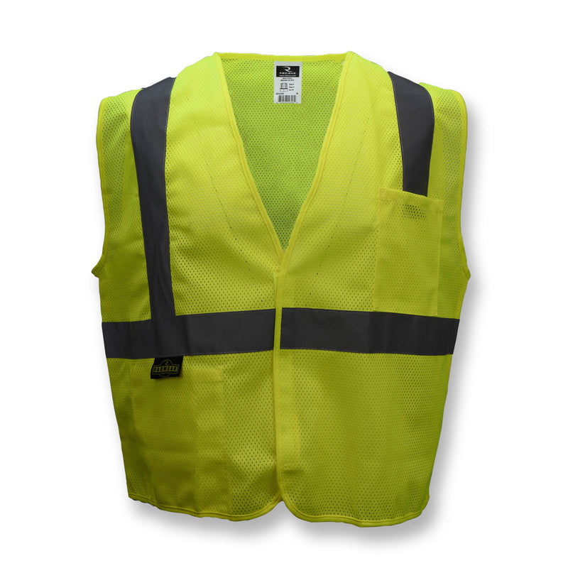 Radians SV2GM Class 2 Green Mesh Economy Safety Vest | Hook & Loop Closure