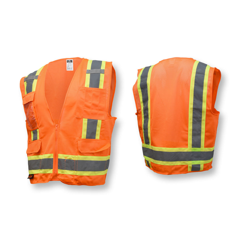 Radians SV6 Two Tone Surveyor Type R Class 2 Solid/Mesh Safety Vest