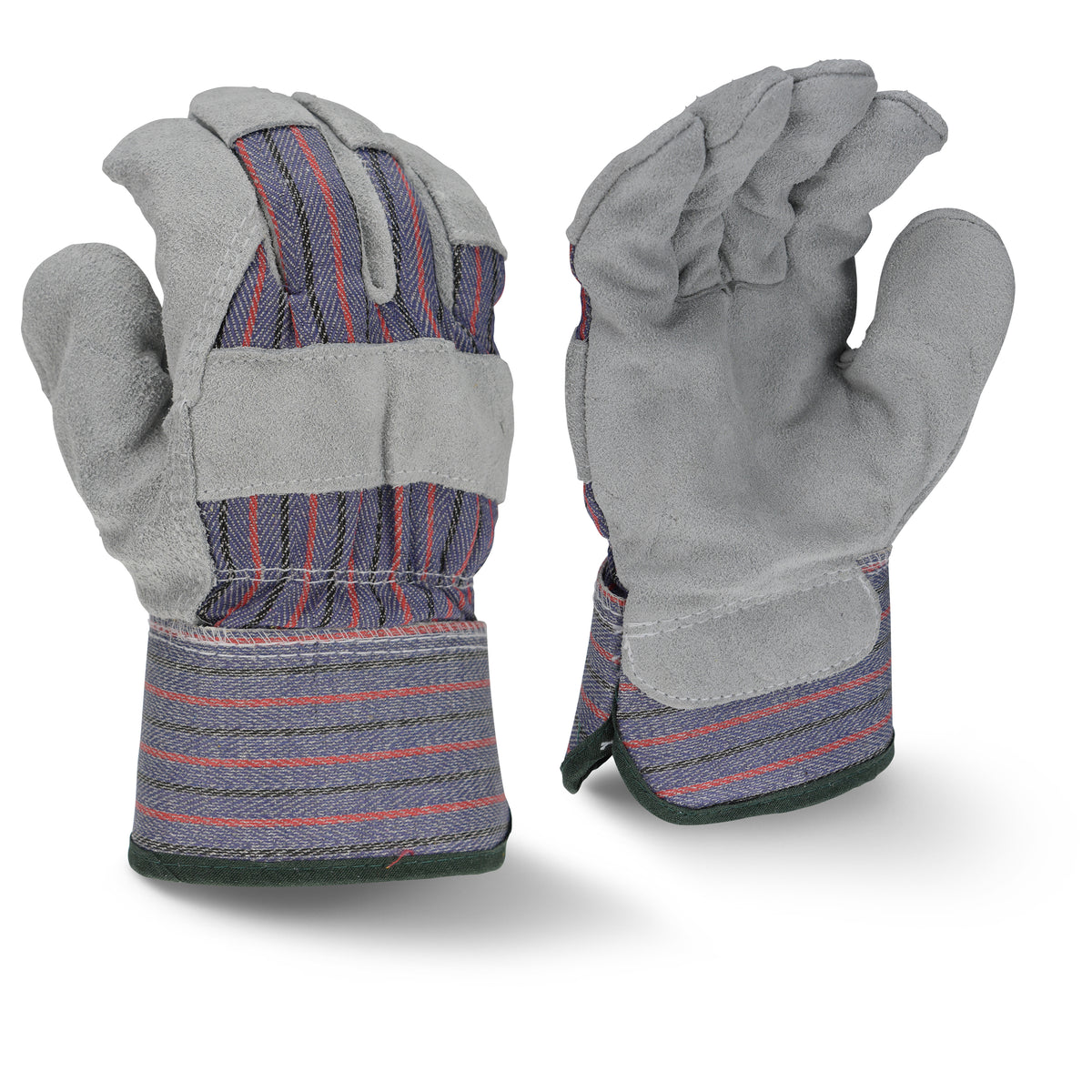 RWG3205 Fleece Lined Regular Shoulder Gray Split Cowhide Leather Glove (Pack of 12)
