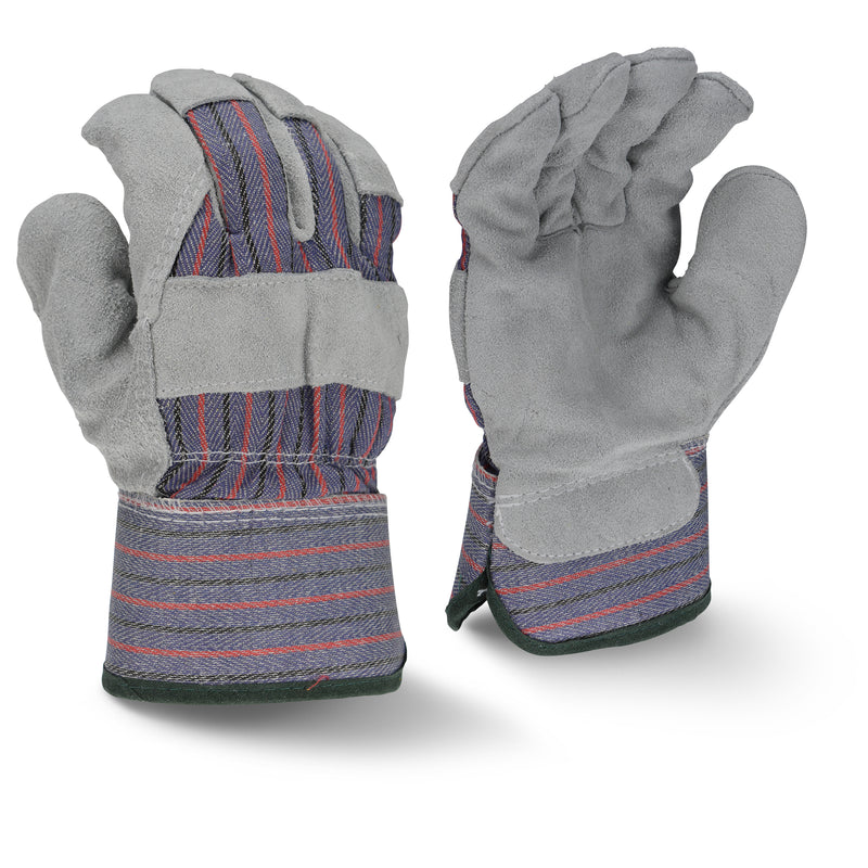 RWG3205 Fleece Lined Regular Shoulder Gray Split Cowhide Leather Glove (Pack of 12)