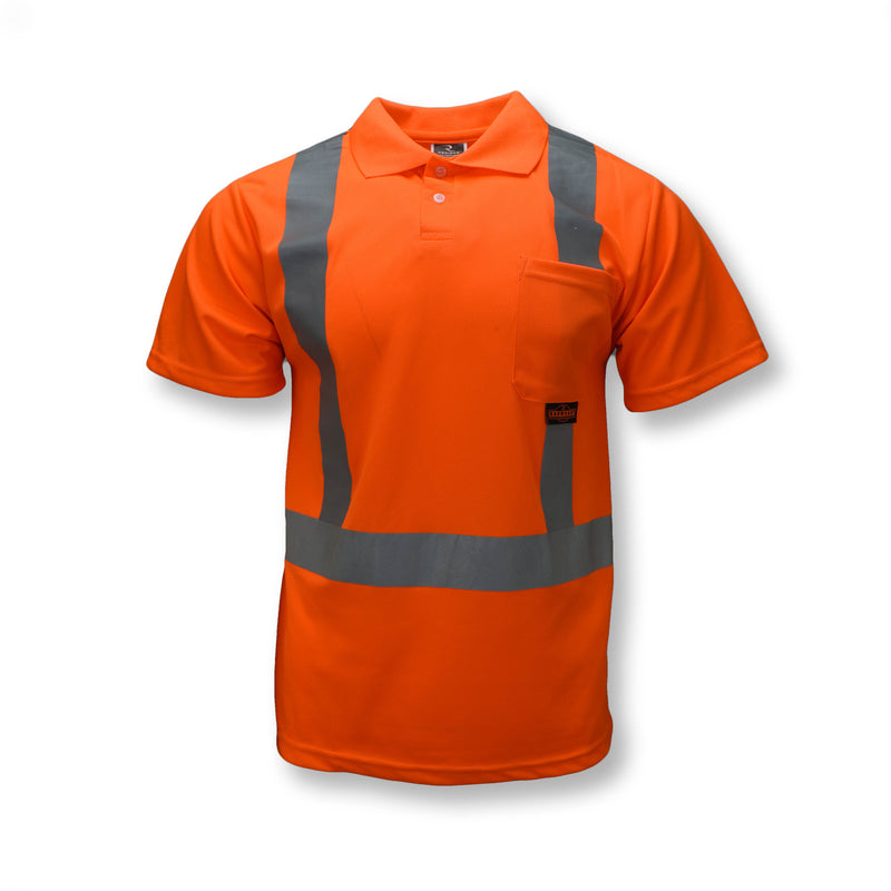 ST12 Class 2 High Visibility Safety Short Sleeve Polo Shirt