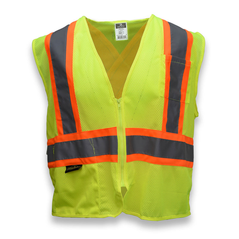 SV22X Economy Mesh X-Back Type R Class 2 Safety Vest with Two-Tone Trim