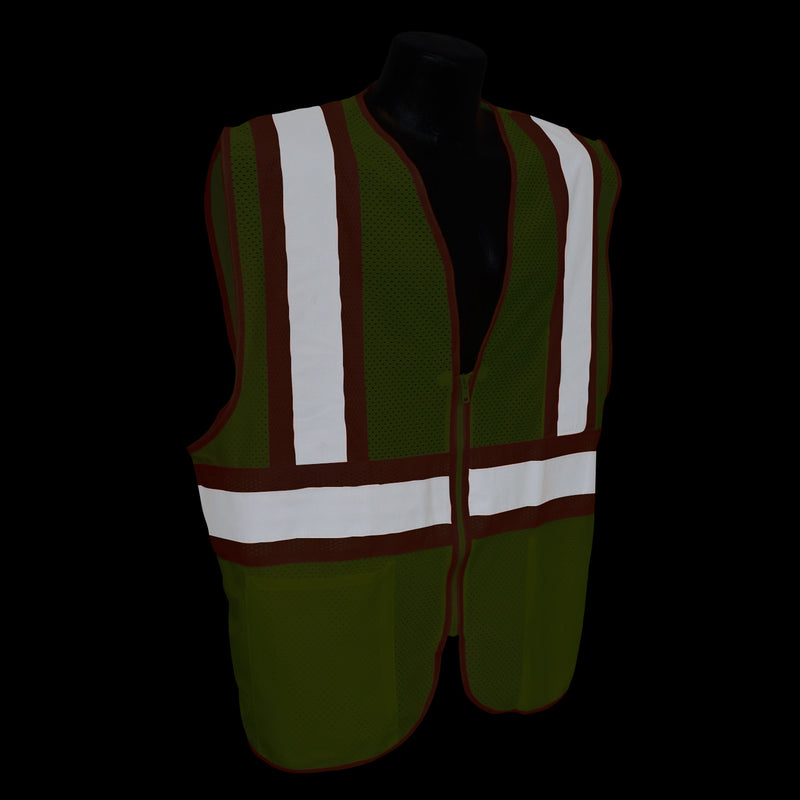 LHV-5ANSI-CT Type R Class 2 3.5oz Poly Mesh Safety Vest