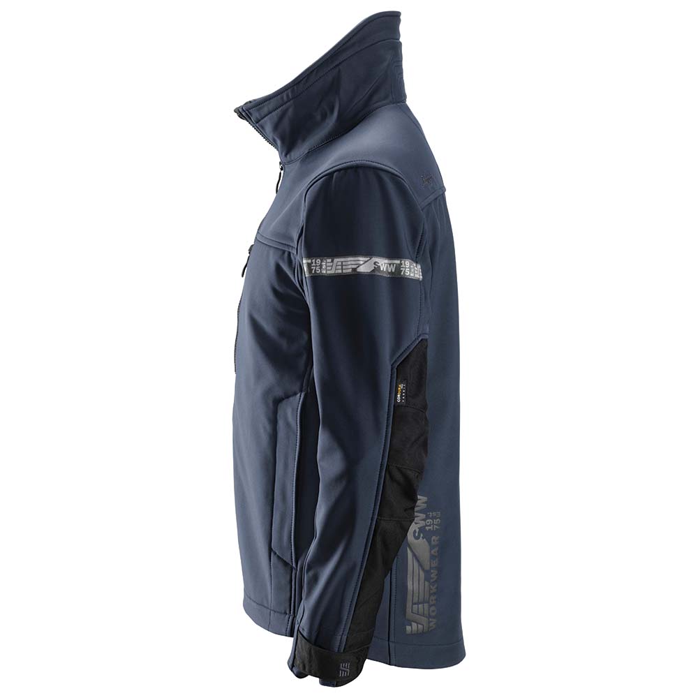 Snickers U1200 AllroundWork Softshell Jacket (Navy/Black) - WRYKER Construction Supply