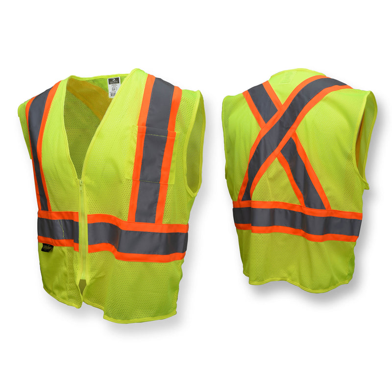 SV22X Economy Mesh X-Back Type R Class 2 Safety Vest with Two-Tone Trim