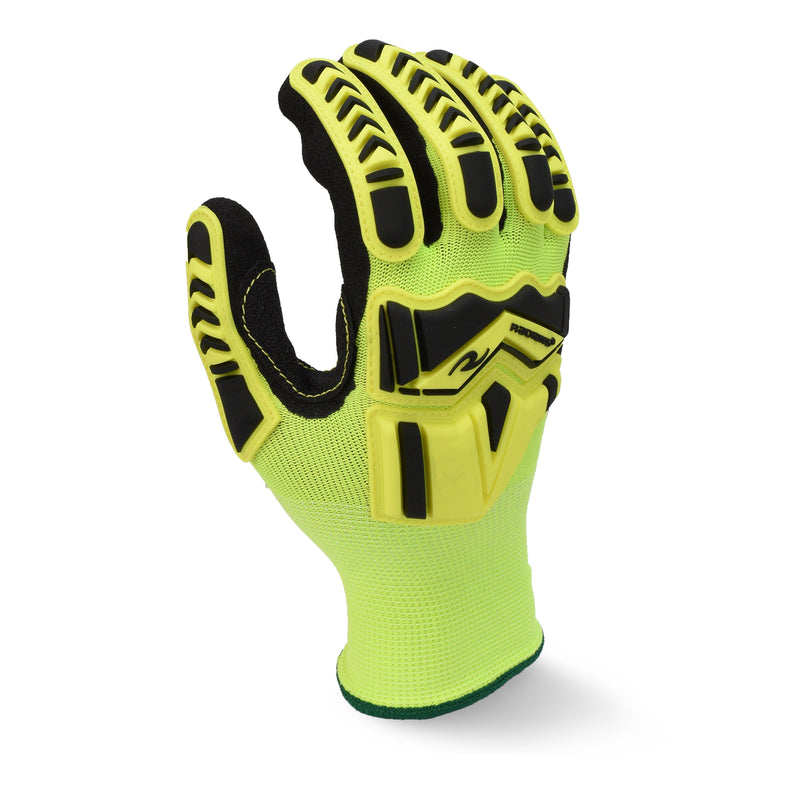 RWG23 High Visibility Work Glove with TPR and Padded Palm (Pack of 12)