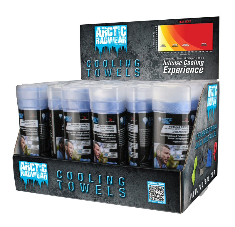 Arctic Radwear® Cooling Towel Counter Display