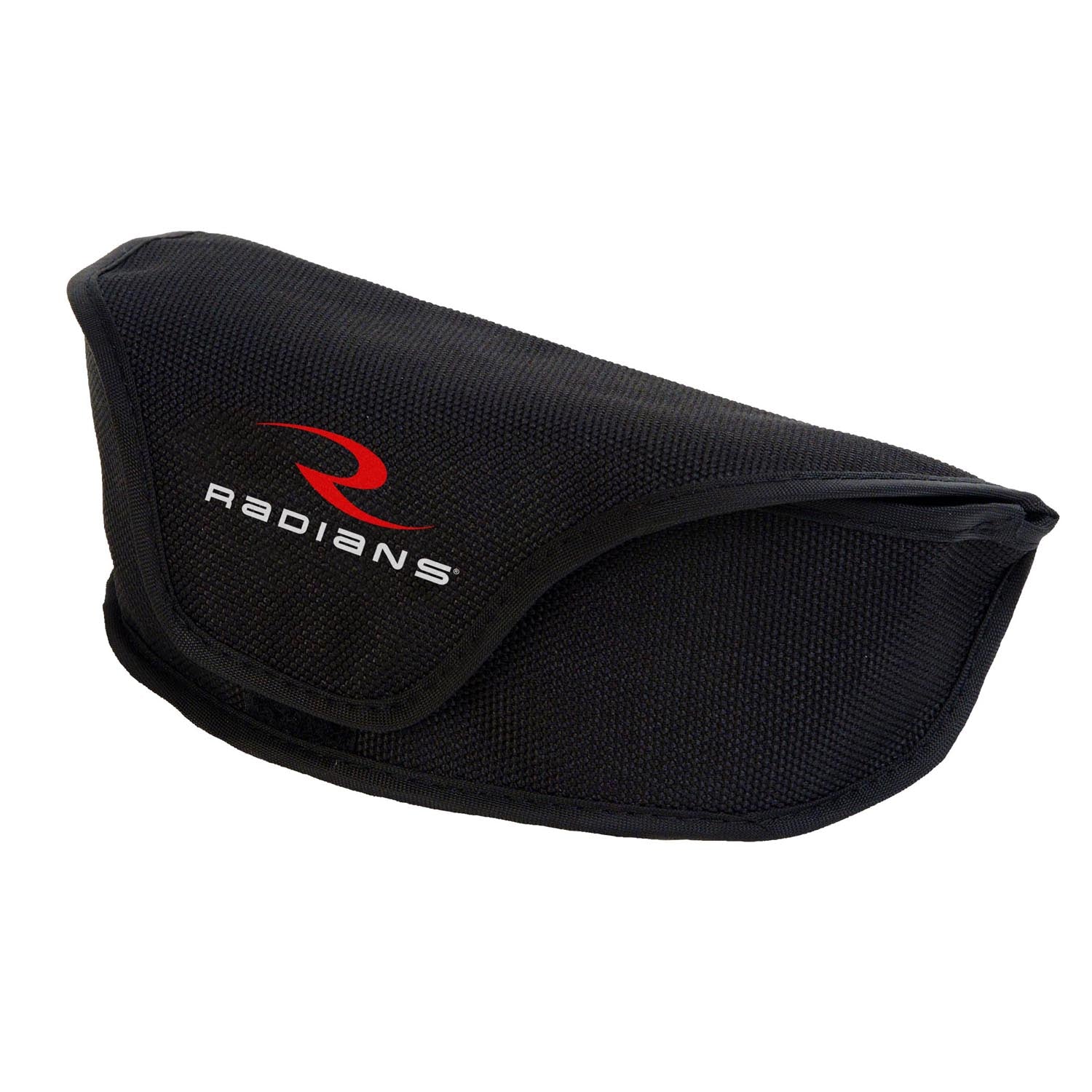 Estuche para gafas con 3 bolsillos y logo - Negro