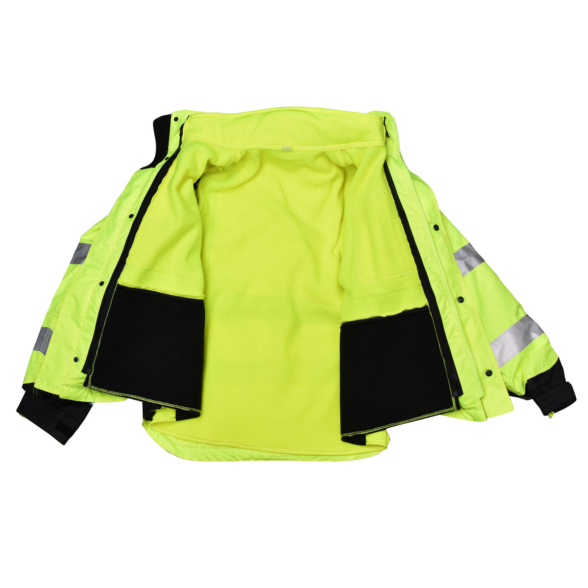 Color Blocked Hooded Sweatshirt with Removable Hood
