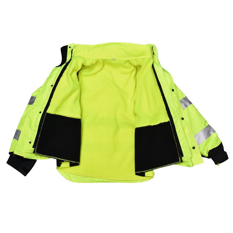 Color Blocked Hooded Sweatshirt with Removable Hood