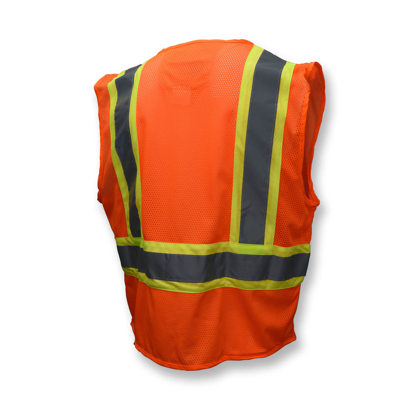 SV225 Class 2 Self Extinguishing Two-Tone Trim Mesh Safety Vest