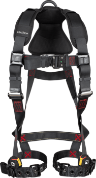 FallTech FT-Iron Harness FBH 1D Padded Shoulder Tongue & Buckle Legs QC Chest Non-Belted