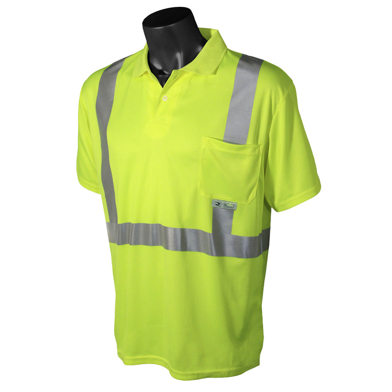 ST12 Class 2 High Visibility Safety Short Sleeve Polo Shirt
