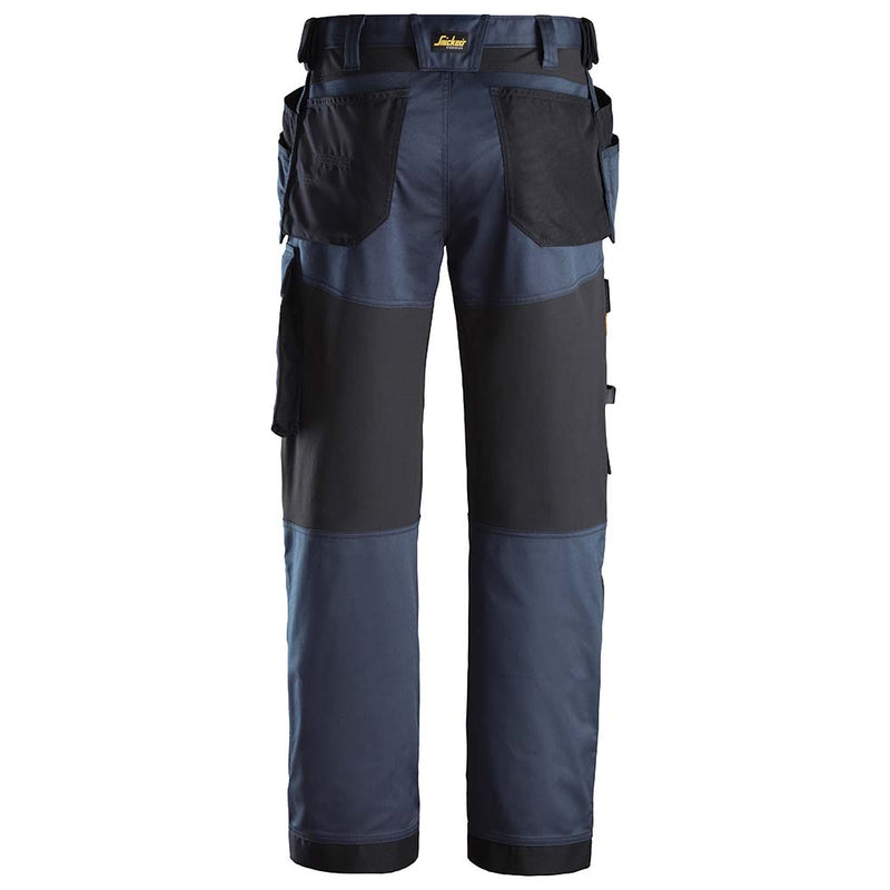 AllroundWork Stretch Loose Fit Work Pants + Holster Pockets (Navy/Black)
