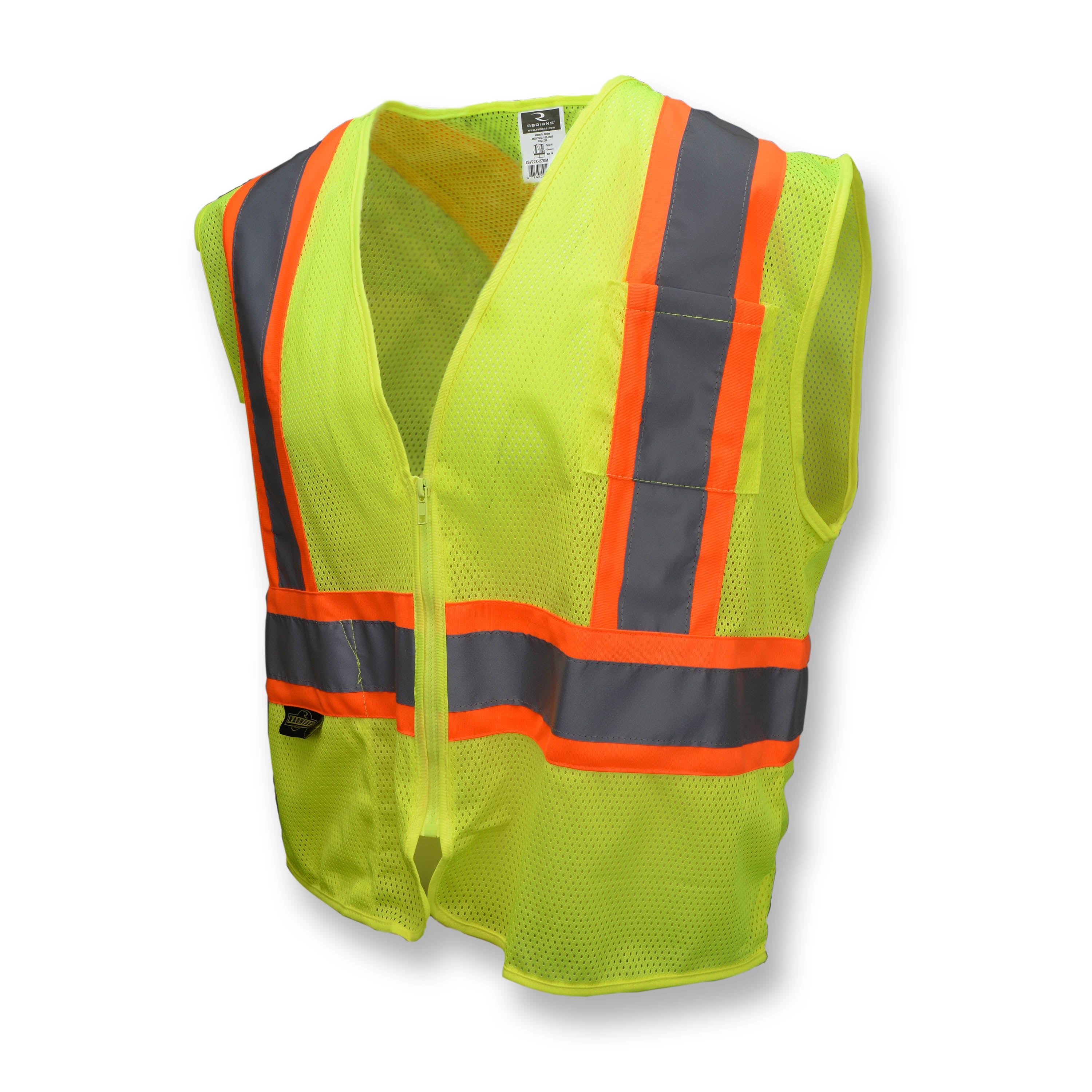SV22X Economy Mesh X-Back Type R Class 2 Safety Vest with Two-Tone Trim