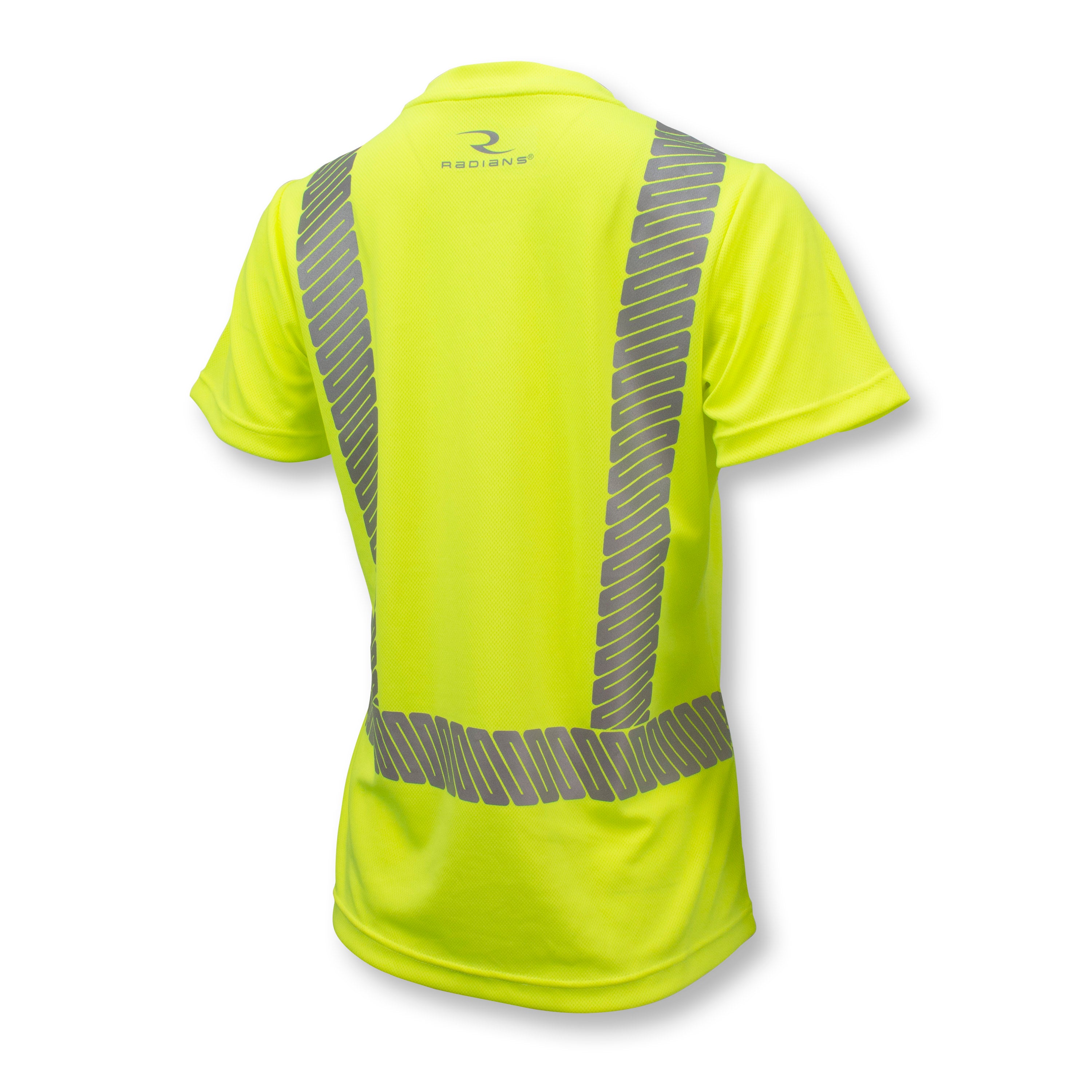 Womens Max-Dri Short Sleeve T-Shirt Class 2 Moisture Wicking w/2" Tape