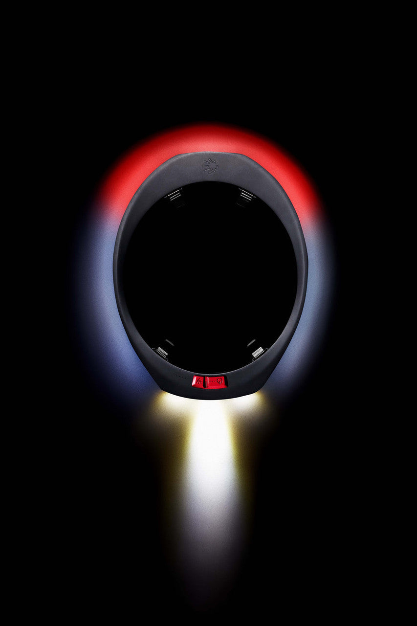 Hard Hat Mounted Halo SL + Red Brake Light (Includes Battery and Charger)