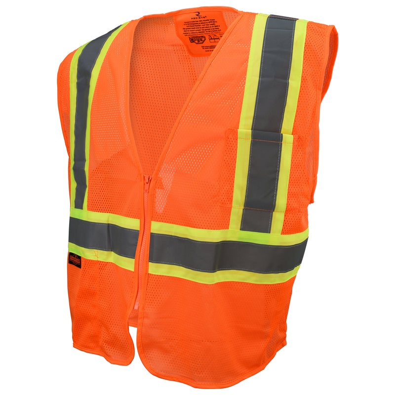 SV225 Class 2 Self Extinguishing Two-Tone Trim Mesh Safety Vest