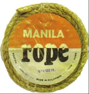 Manilla Rope 1/4" X 1200 Feet Luco