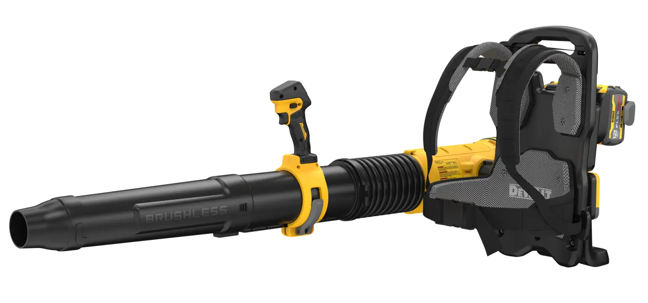 DeWALT DCBL570Y2 60V Battery Powered Backpack Blower Kit with Two DCB612 Batteries and Two Chargers