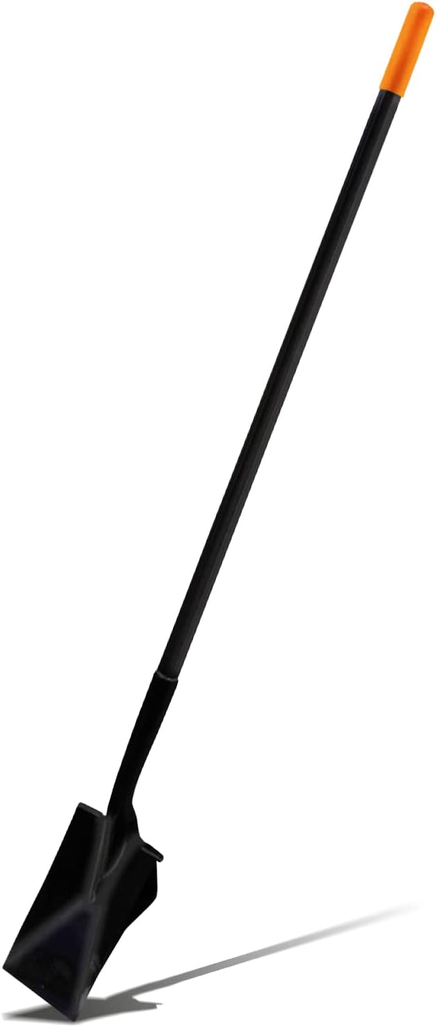 Roofers Spade with Wide Heel, and Steel Handle Tiedown