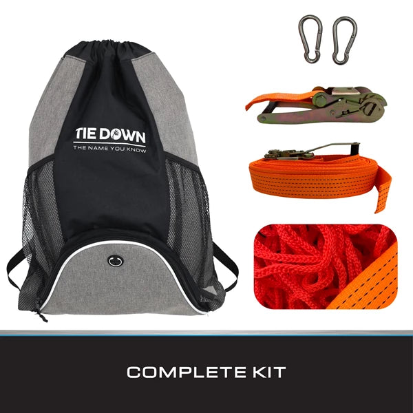 Skylight Netting System 7'X7' Complete with Strap, Hooks, and Carrying Bag - WRYKER Construction Supply