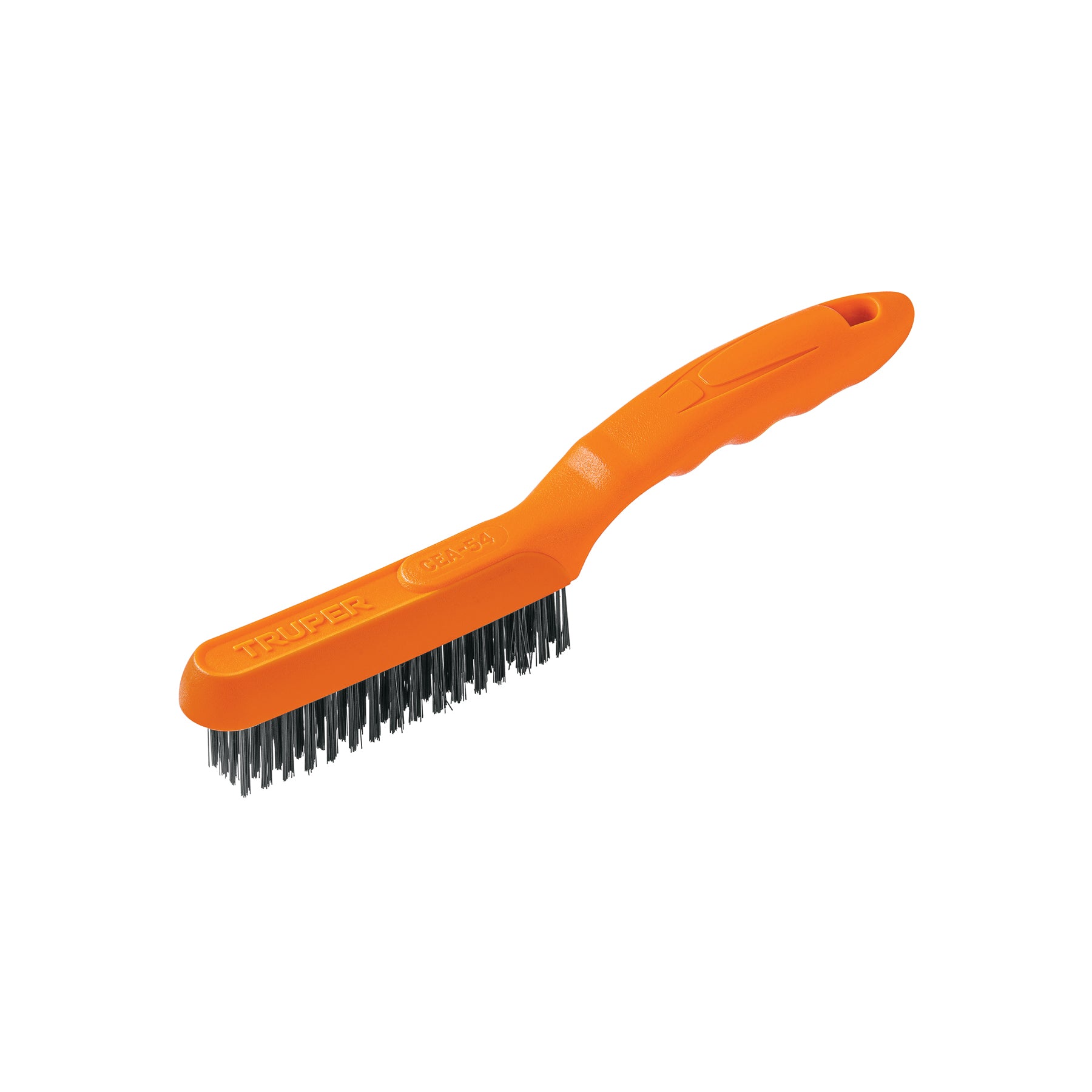 Carbon Steel Wire Brush 11-1/4"  Ergonomic Handle