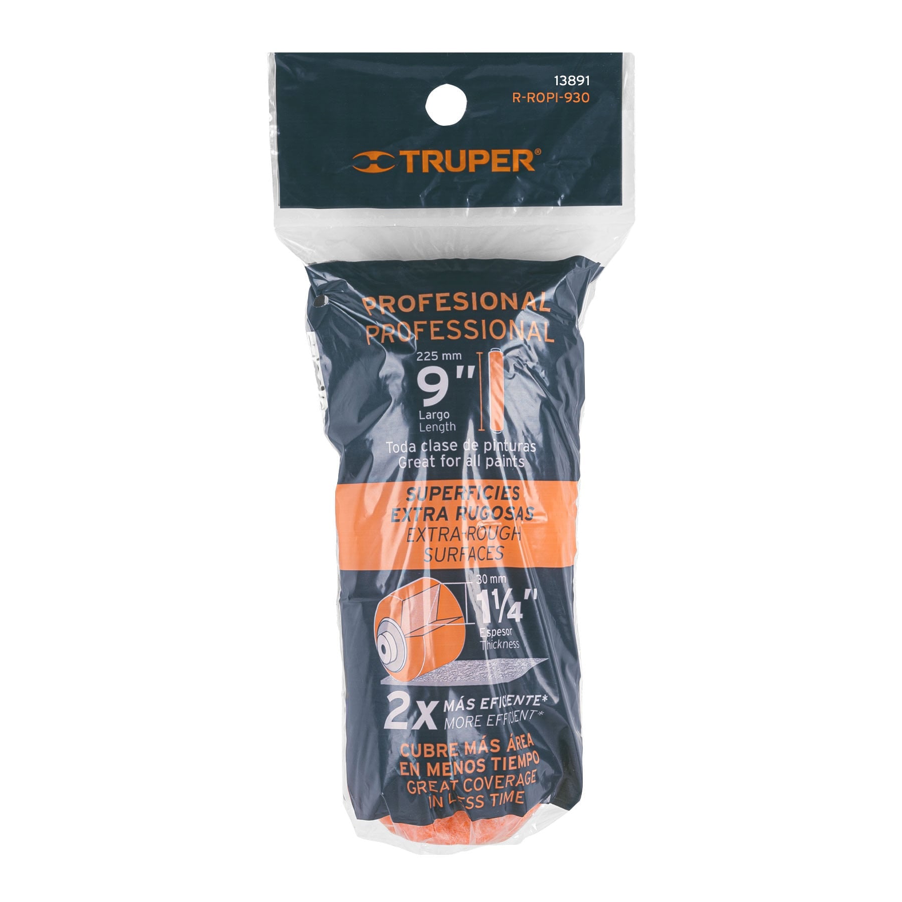 9" Length Paint Roller Nap (1-1/4" Thickness)