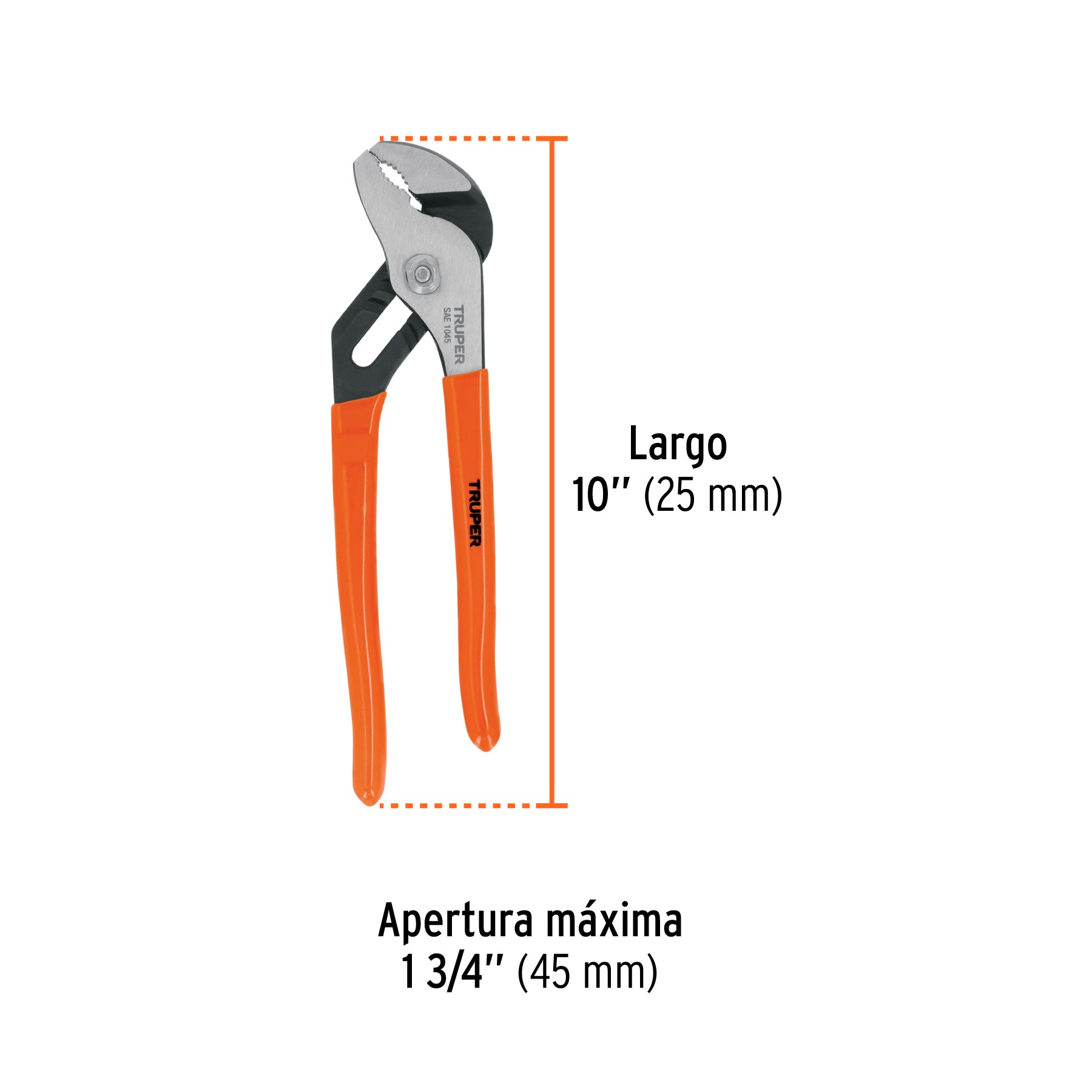 Adjustable Groove Joint Pliers 10"