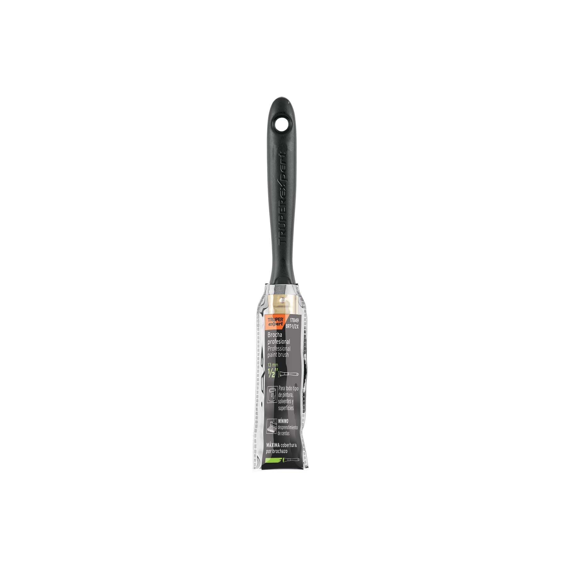 Paint Brush Professional Experts Choice 1/2" Plastic Handle Soft Bristles for Fine Finishing