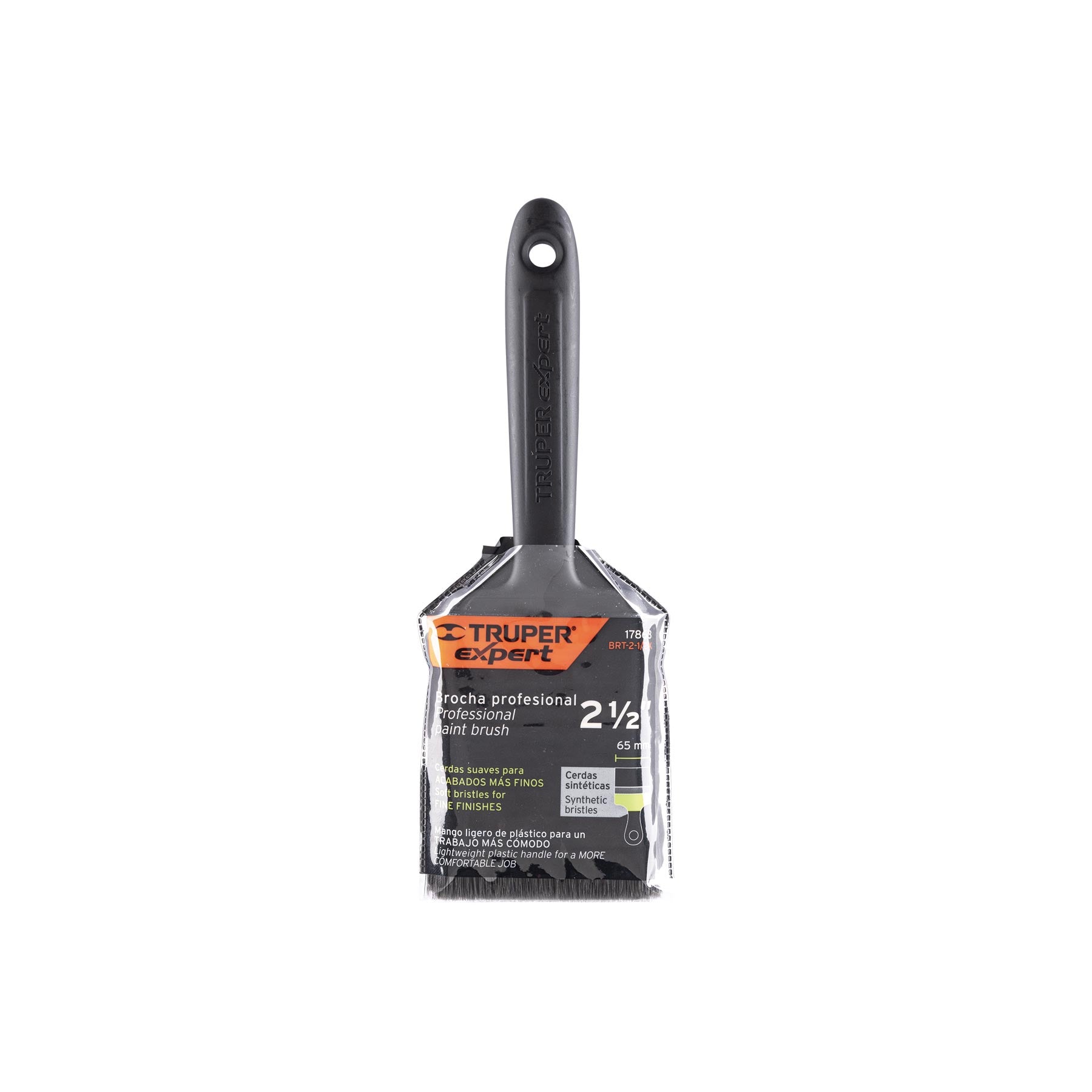 Paint Brush Professional Experts Choice 2 1/2" Plastic Handle Soft Bristles for Fine Finishing
