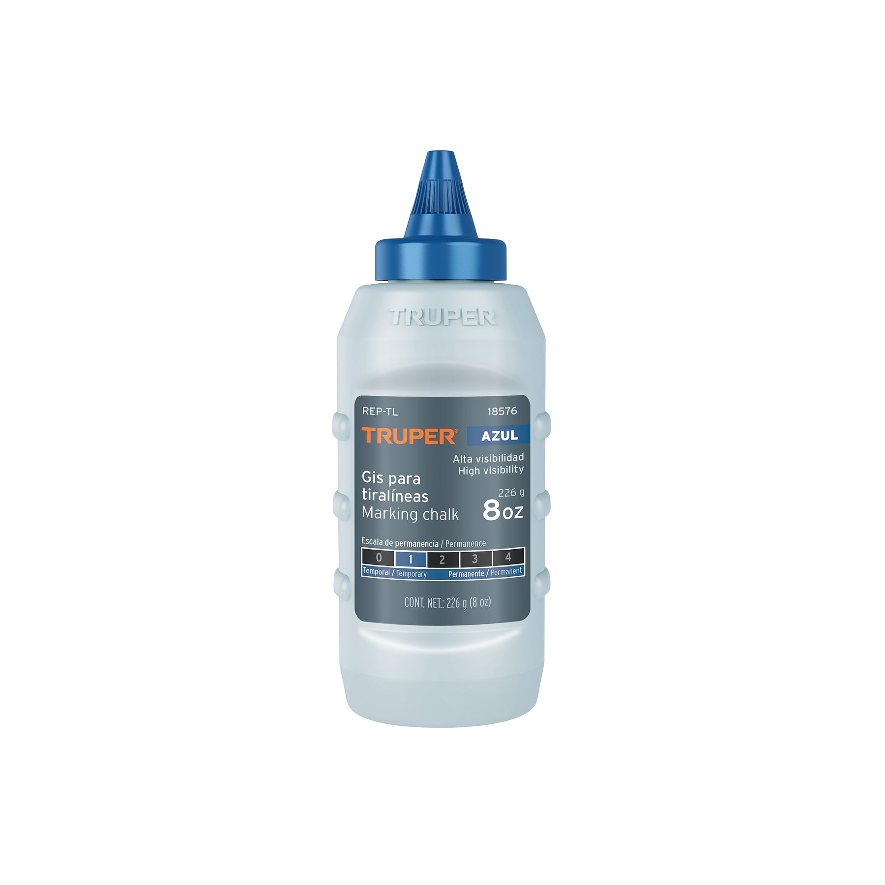 Blue Chalk 8 oz Refill Bottle