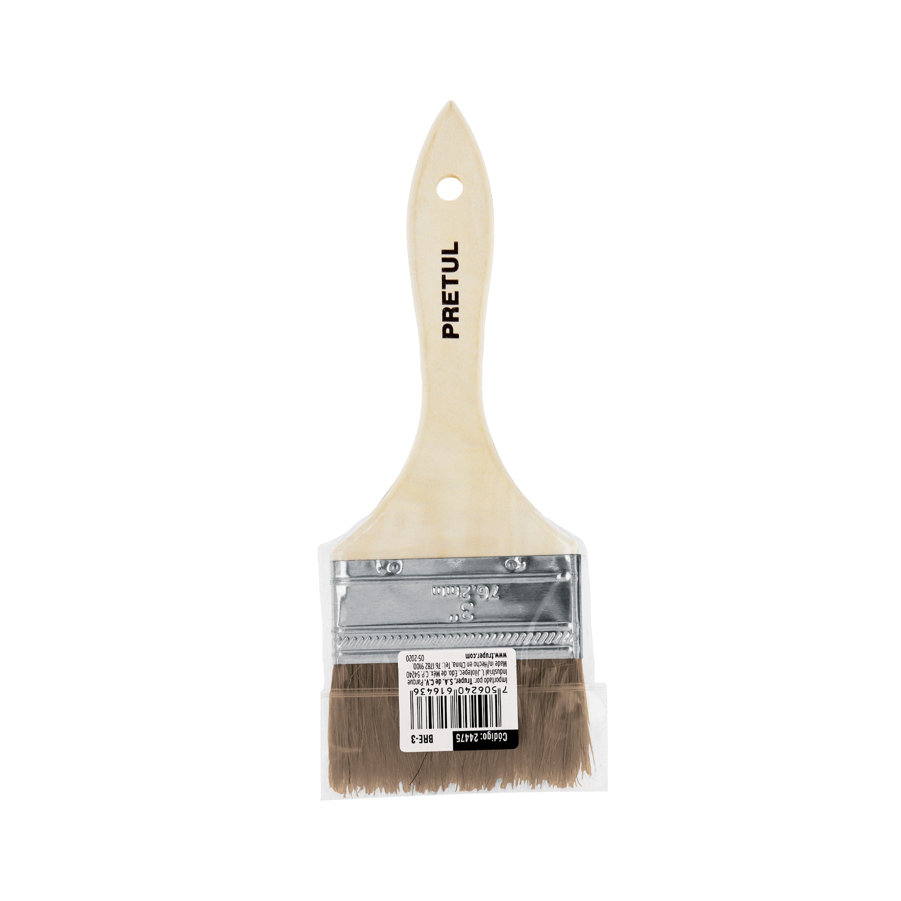 Chip Brush 3" With Wood Handle