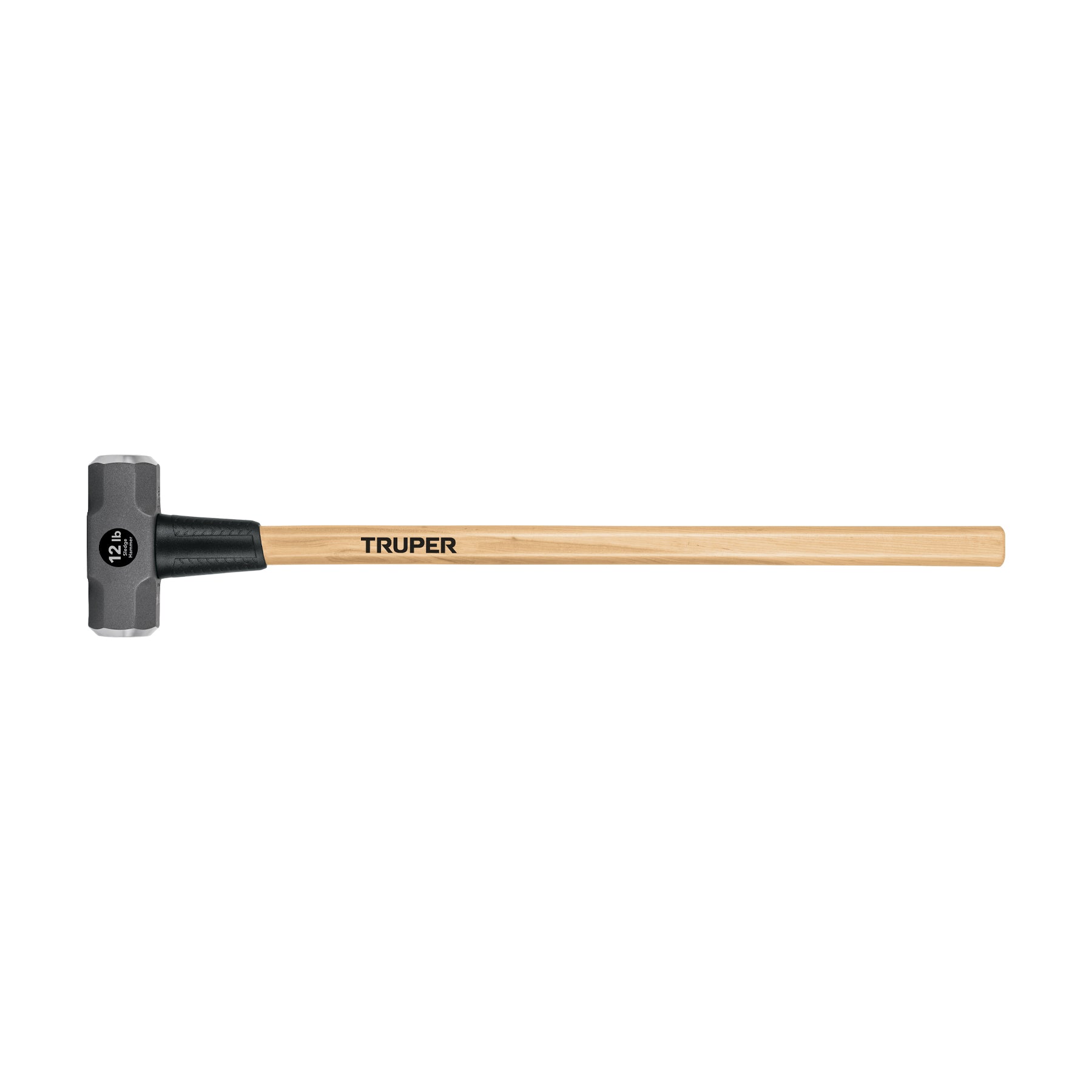 Truper Sledgehammer 12 Lb Guarded Wooden 36" Handle American Wood Handle