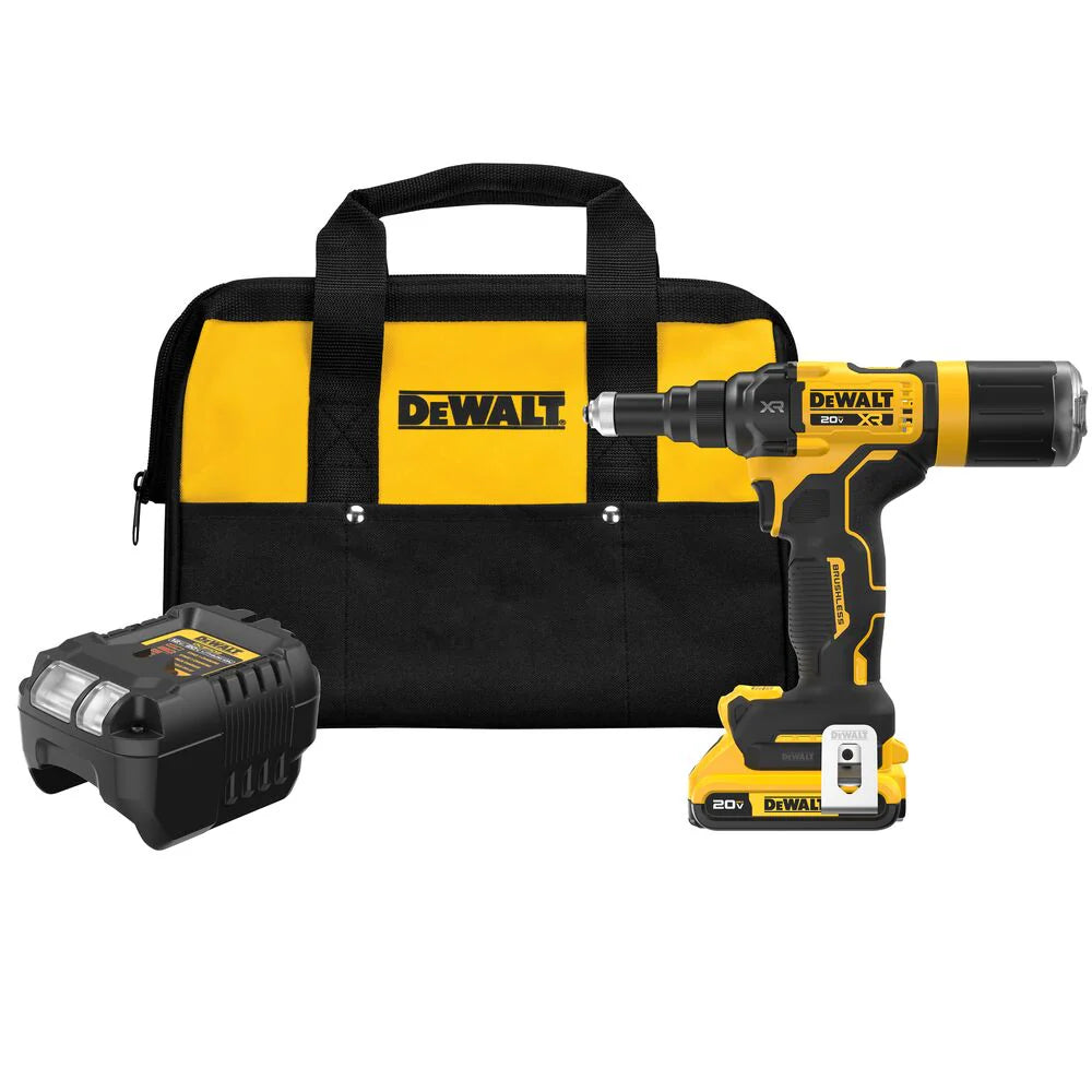 DeWALT DCF403B 20V 3/16" Riveter Kitted with 2.0AH Battery