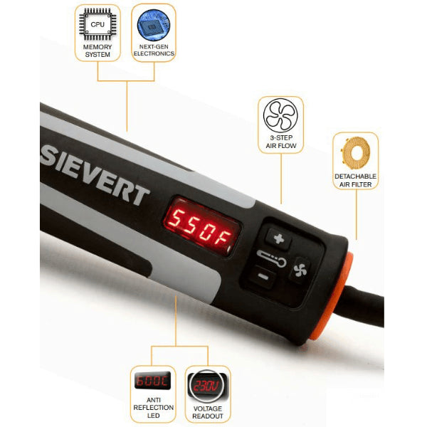 Sievert Handheld Welding Tool 120 Volt with Tip and Case DW3000