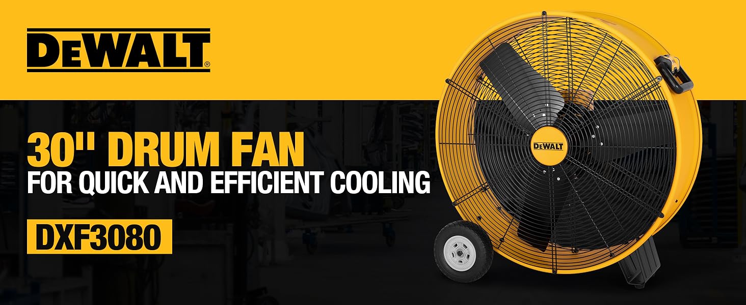 DeWalt 30" Drum Fan