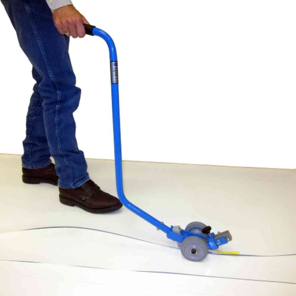 Everhard Standup Membrane Slitter 32" High 4" Diameter 1" Wheels