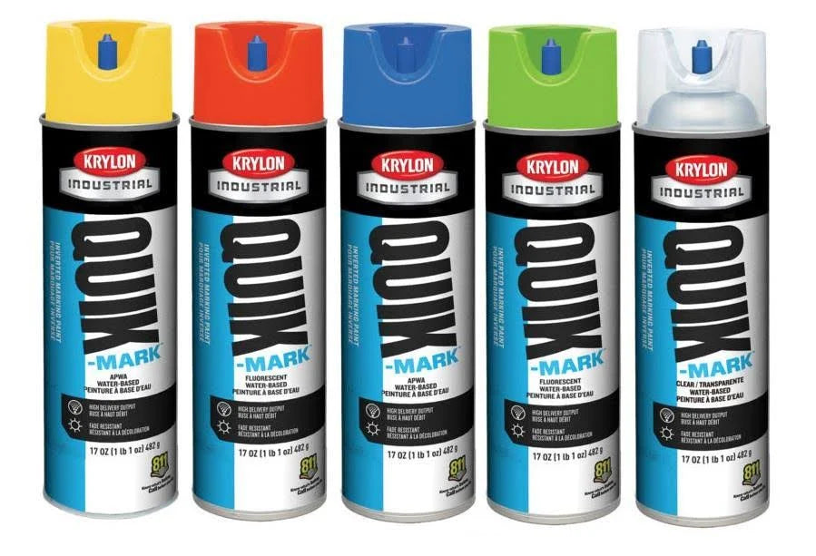 Krylon QUIK-MARK™ Water-Based Inverted 20oz Spray Can Marking Paint